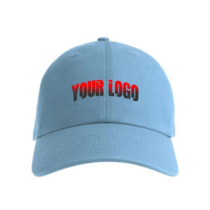 Gorra de béisbol con correa ajustable de algodón 100% de 6 paneles de alta calidad para Hombres estilo Hip Hop estilo deportivo estilo callejero protección solar común - Product Image 1