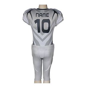 ชุดยูนิฟอร์มอเมริกันฟุตบอลแขนสั้นพิมพ์ลายแบบซับลิเมชั่นสั่งทำได้ คุณภาพดีที่สุด MOQ ต่ำ - Product Image 5