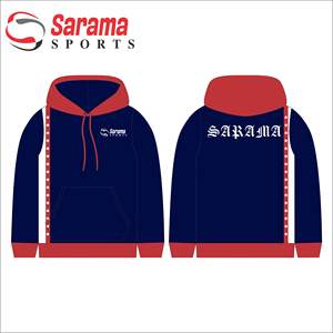 Streetwear automne-hiver avec logo personnalisé pour hommes, sweatshirts amples à manches longues, vêtements de jogging en polaire imperméable avec logo brodé - Product Image 1