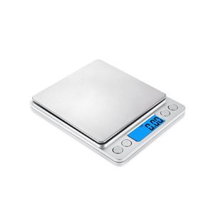 Báscula Digital Profesional AEK-Tech I2000, Capacidad de 2 kg, Precisión de 0.1 g, Pantalla LCD Retroiluminada de Metal - Product Image 1