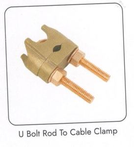 Pinces de mise à la terre pour la fixation et l'installation de la tige de terre et du fil Protection contre la foudre Pince en aluminium Fourniture OEM d'Inde - Product Image 2