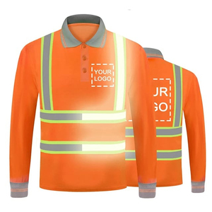 เสื้อโปโลนิรภัยคุณภาพสูงแบบแห้งเร็ว มองเห็นได้ชัดเจน พร้อมแถบสะท้อนแสง สำหรับงานช่าง ผ้าโพลีเอสเตอร์ระบายอากาศได้ดี สำหรับผู้ชาย สามารถสั่งทำได้ - Product Image 6