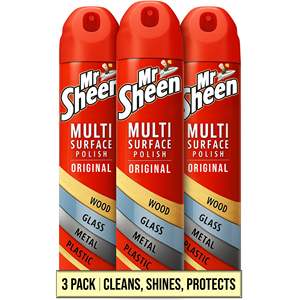 Mr Sheen Original 250ml Vaporisateur de polissage pour usage multi-surfaces Efficace sur le bois, le plastique, le verre, le métal - Nettoyant multi-usages - Product Image 3