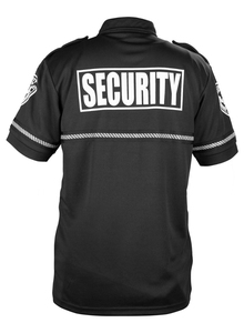 Camiseta de Seguridad Clásica Personalizada OEM y Camiseta Polo Táctica de Patrulla en Bicicleta con Bolsillo con Cremallera y Franjas Reflectantes - Product Image 2