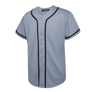 Jersey de béisbol de manga corta con botones para hombre, conjuntos de uniformes deportivos de Hip Hop, camisa transpirable de poliéster 100% - Product Image 4