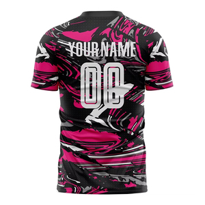 Ensemble de maillots de football personnalisés sublimés en gros, 100 % polyester, séchage rapide, respirant, antibactérien, vêtements de sport - Product Image 3