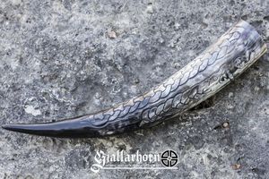 Festive Viking Drinking Horn Handcrafted for Mead and Ale Perfect for <b>Christmas</b> Feasts and Holiday Cheers - Product Image 4