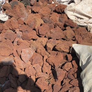 Red Scoria Lava Rock Volcanic Exterior Block 100mm Diameter Durable Eco-Friendly - Product Image 3