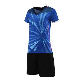 Uniformes de volley-ball à sublimation Maillots et shorts imprimés sur mesure Kits d'équipe à séchage rapide Fabricant OEM - Product Image 1