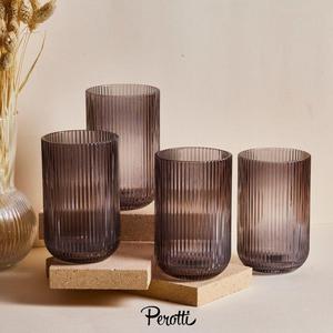 PEROTTI IMOLA vetro affumicato 4 pezzi 440 ML 14912