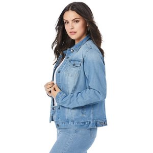 Veste en jean pour femme, manteaux chauds et épais, nouvelle collection hiver, vente en gros - Product Image 4