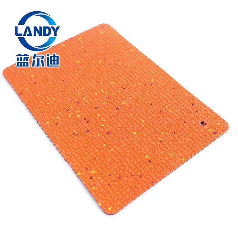 Orange PVC non-slip floor