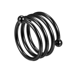 Ancre nautique Design argent plaqué rond de serviette Table à manger décor rond de serviette en métal pour les mariages couleur d'été chaude - Product Image 2