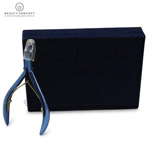 Plasma Blue Metal Cuticle Nipper 4mm Professional Durable Eco-Friendly Customized Logo Wholesale Rate Beauty Concept - Product Image 5