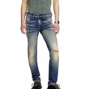2025 hombres moda transpirable todos los días pierna recta Denim estampado patrón de talla grande Casual Jeans para Primavera Verano otoño - Product Image 6