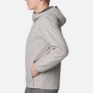 Chaqueta Cortavientos Impermeable con Capucha Personalizada para Hombre, Chaqueta Cortavientos Deportiva para Exteriores con Cierre de Cremallera, Chaquetas Cortavientos para Hombre - Product Image 3