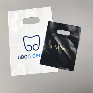 OEM de fábrica al por mayor logotipo personalizado troquelado bolsas de refuerzo PE lateral de alimentos embalaje productos personales calor comestibles compras de plástico - Product Image 2