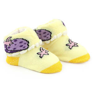 Newborn <b>Booties</b> - Yellow - Product Image 3