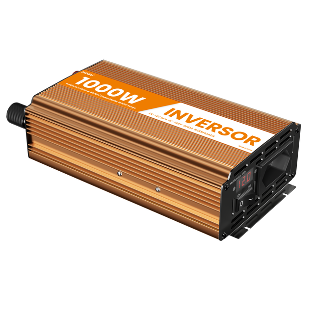 2000W 12V 24V 48V 60V to 220V Modified Sine Wave DC to AC Power Inverter for Solar Cars and Home Use