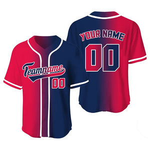 Camisas de poliéster transpirables con número de nombre de equipo de tela cómoda para camisetas de béisbol y softbol - Product Image 4