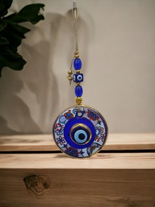 Ojo Turco DAFNI de 11 CM, Decoración de Pared Tradicional de Cristal Magnético - Product Image 1