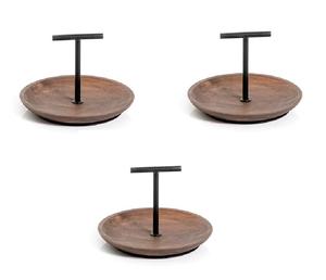 Présentoir de gâteau d'incrustation bleue parfait pour la décoration de table à la maison utilisation d'événements et but de cadeau en gros de l'Inde - Product Image 4