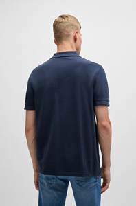 Polo en coton de qualité supérieure pour homme, vêtement de sport décontracté classique respirant, coupe ajustée, couleur noire, classique pour polo - Product Image 5