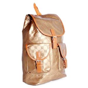 Women's <b>Backpack</b> (ZH-9) - <b>Brown</b> - Product Image 2