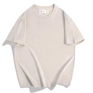 Custom Men's 100% Cotton Regular Fit Breathable Quick Dry Canvas T-Shirt Unisex Plus Size Blank - Product Image 4