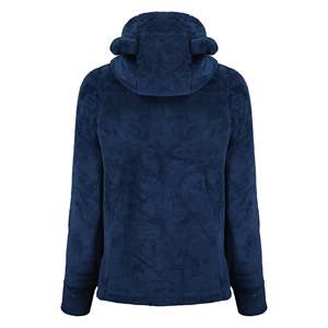 Chaqueta de Forro Polar con Capucha Ajustable, Cierre Duradero, Corte Holgado, para Mujer, Moderna, Transpirable, Suave y Cálida para Invierno - Product Image 3