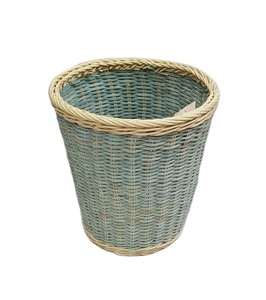 Panier rond classique en rotin tressé, idéal pour l'organisation de la maison et de la cuisine - Hanoi - Product Image 1