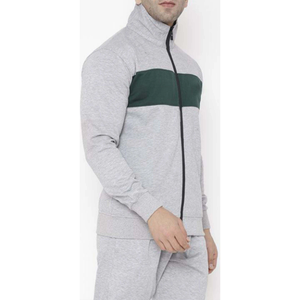 Ropa de hombre 2025 logotipo personalizado de alta calidad conjuntos de pantalones de chándal y Sudadera con capucha de 2 piezas diseño de moda hombres Zip Up Jogging Suit Set - Product Image 3