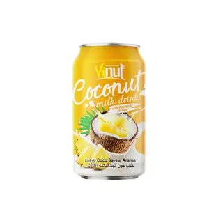 Coconut Milk Pineapple Flavor Nutrient Rich 330ml Free Sample, Private Label, Wholesale Suppliers (OEM, ODM)