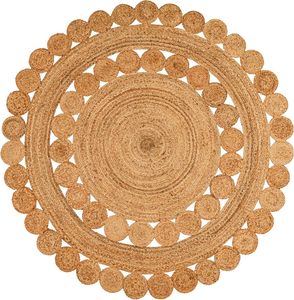 ART INDIA TEX Alfombra de yute de estilo escandinavo tejida a mano Tamaño y forma personalizados para sala de estar - Product Image 3