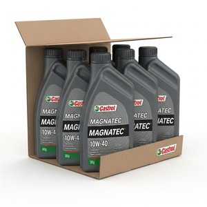 Mejor Oferta para Aceite de Motor Semi-Sintético Magnatec 10W-40 para Motores Turbo de Gasolina/Diésel con Certificación API SN, Protege el Arranque - Product Image 1