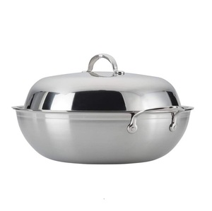 หม้อไฟโลหะสแตนเลสสำหรับอุ่นอาหารดีไซน์ใหม่ - Product Image 3