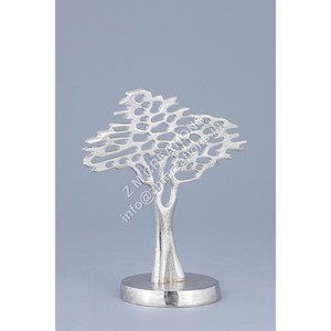 Sculpture d'arbre de vie décorative en aluminium moderne, faite à la main, mobile, pour table de salon, objet d'art de présentation, prix de gros - Product Image 2