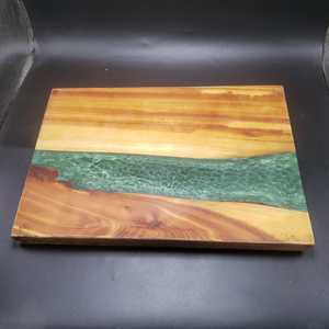 Tabla de Cortar de Madera de Acacia de Estilo Clásico con Resina, Tabla de Cortar con Logotipo Personalizado, Productos de Bambú para el Hogar y la Cocina al Mejor Precio - Product Image 6