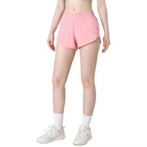 Pantalones cortos deportivos con logotipo personalizado para mujer, pantalones cortos de entrenamiento 2 en 1 con bolsillos, pantalones cortos para correr en el gimnasio de cintura alta con forro - Product Image 4