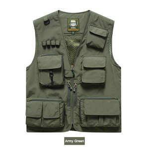 Gilet de travail tactique multifonctionnel pour la photographie, les médias et le fret Logo personnalisé Respirant et imperméable pour les journalistes Reporters - Product Image 4