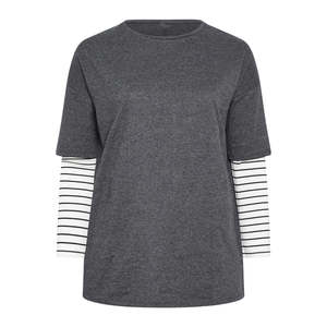 T-shirt pour homme à manches longues double couche personnalisé, 180 g/m², 100 % fibre de bambou, séchage rapide et respirant, coupe classique - Product Image 4