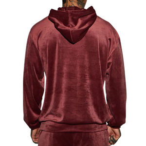 2025 avec taux de gros confortable meilleur fournisseur conception unique dernier Style hiver logo personnalisé velours/velours survêtements - Product Image 4