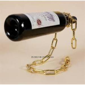 Soporte de botella de vino de diseñador de mano de pulpo HECHO DE Metal de calidad superior chapado en oro de alta calidad - Product Image 6