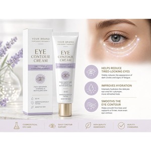 Crema Contorno de Ojos con Ácido Hialurónico Avanzado Antienvejecimiento, Solución Hidratante para Ojeras, Hinchazón y Líneas Finas - Product Image 2