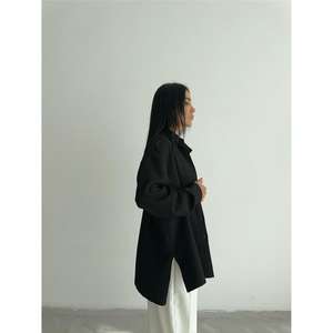 Chemise en tricot noire OTTO MAN - Product Image 3