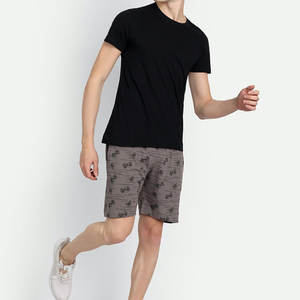 Pantalones cortos de gimnasio para hombre con cintura elástica de rizo francés cómodos informales con estilo y diseño de logotipo personalizado a la venta - Product Image 1