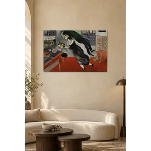 Impression sur toile Fida Chagall Birthday Flying Lovers - Product Image 3