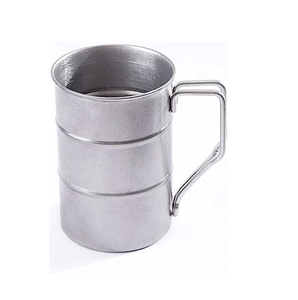Tasses de mule de Moscou d'acier inoxydable tasse plaquée par marteau pour l'usage fait main brillant poli avec la vente - Product Image 3