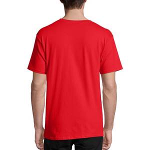 Camiseta de algodón 100% para hombre, camisetas finas de verano suaves informales para Fitness, ropa de casa para hombre, camiseta sólida de manga corta con cuello redondo para hombre - Product Image 2