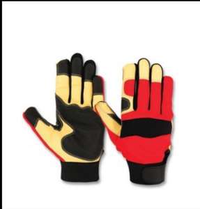 Gants de sécurité haute visibilité Mechanics Impact Gloves avec tissu haute visibilité - Product Image 4